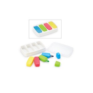 Set Resaltadores Gel x 4 Cube ES0641